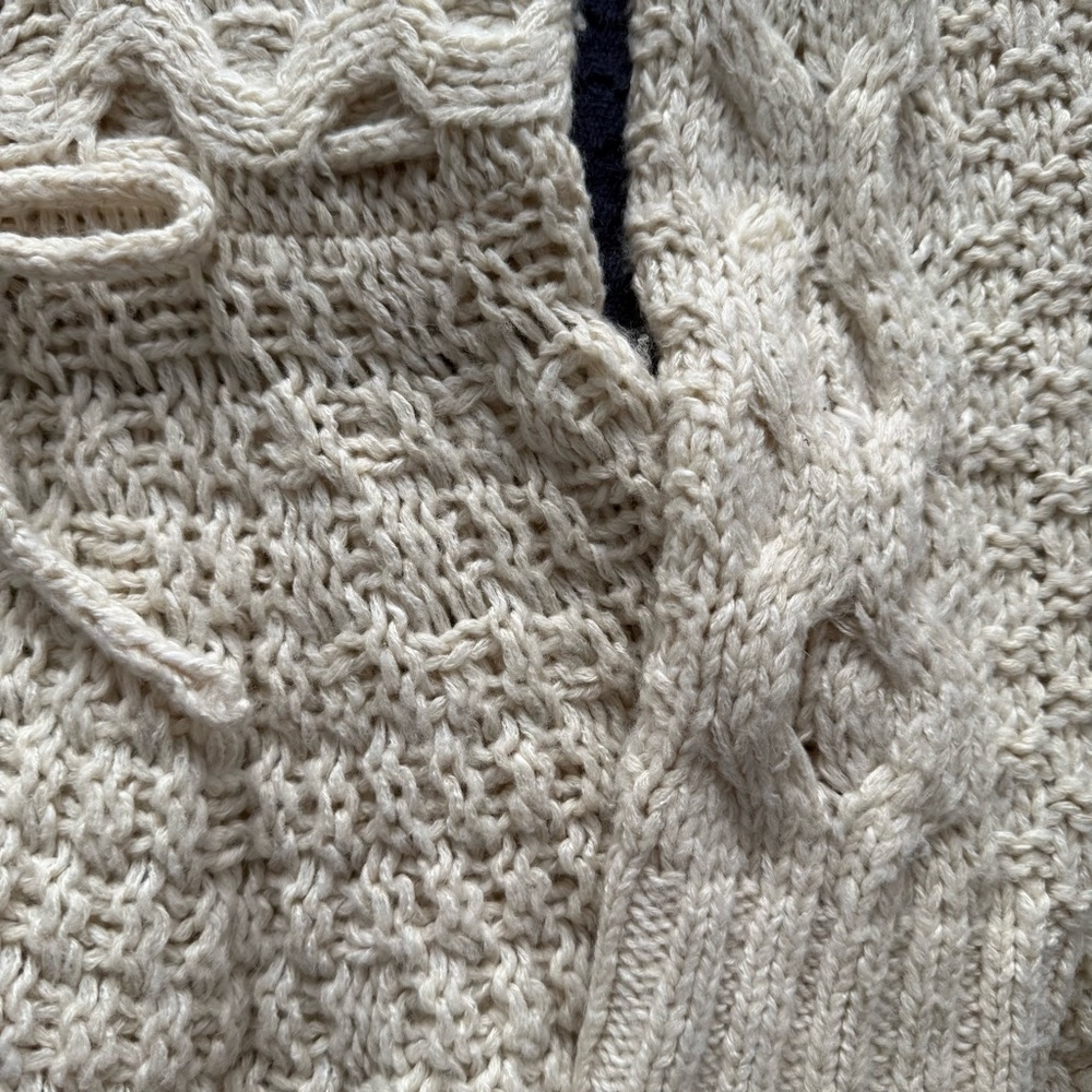 Cozy Cream Cable Knit Sweater - Picture 6 of 11